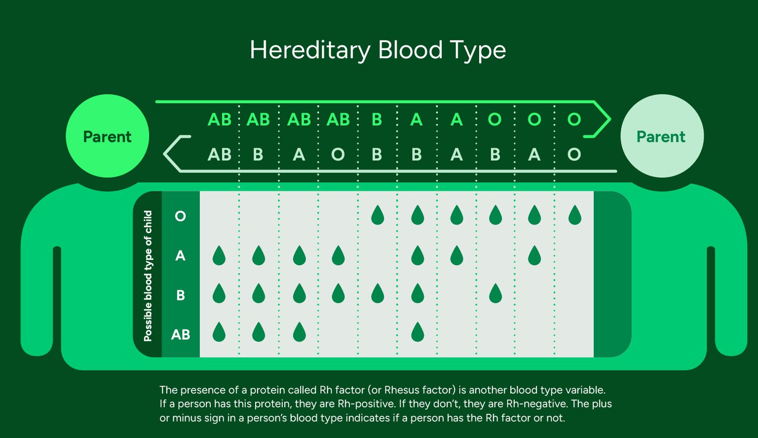 Blood type chart Blood type chart